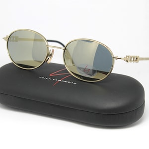 YOHJI YAMAMOTO 51-6105 Steampunk Rare Unique Vintage Sunglasses Lunettes Occhiali Solglasögon Bril Gafas LSE01