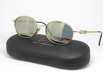 YOHJI YAMAMOTO 51-6105 Steampunk Rare Unique Vintage Sunglasses Lunettes Occhiali Solglasögon Bril Gafas LSE01
