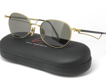 Steampunk Original YOHJI YAMAMOTO 52-4108 C.1 Ultra Rare Unique true Vintage Sunglasses Lunettes Occhiali Solglasögon Gafas LSE07