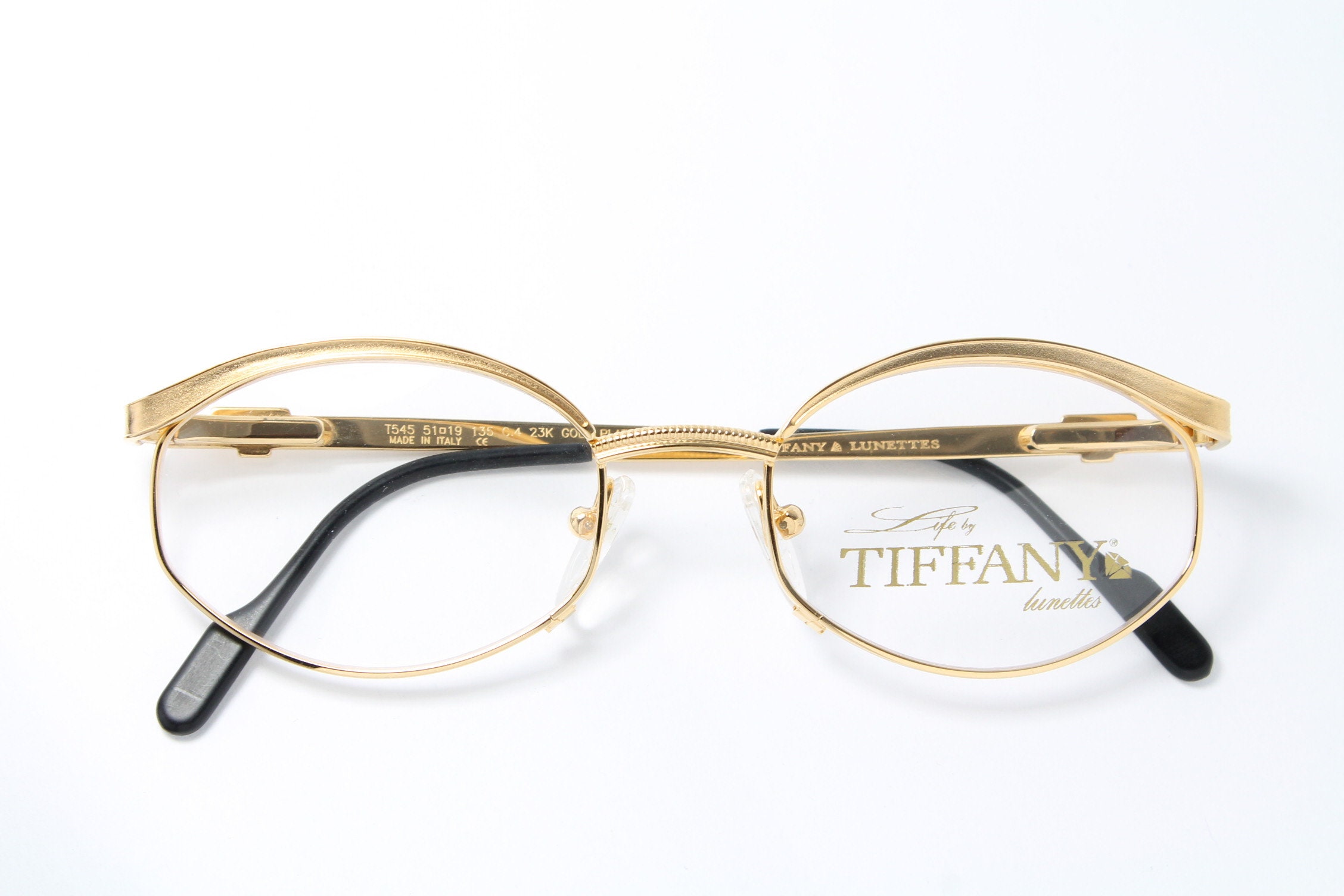 Small TIFFANY T545 C4 23K Gold Plated Rare Unique Vintage