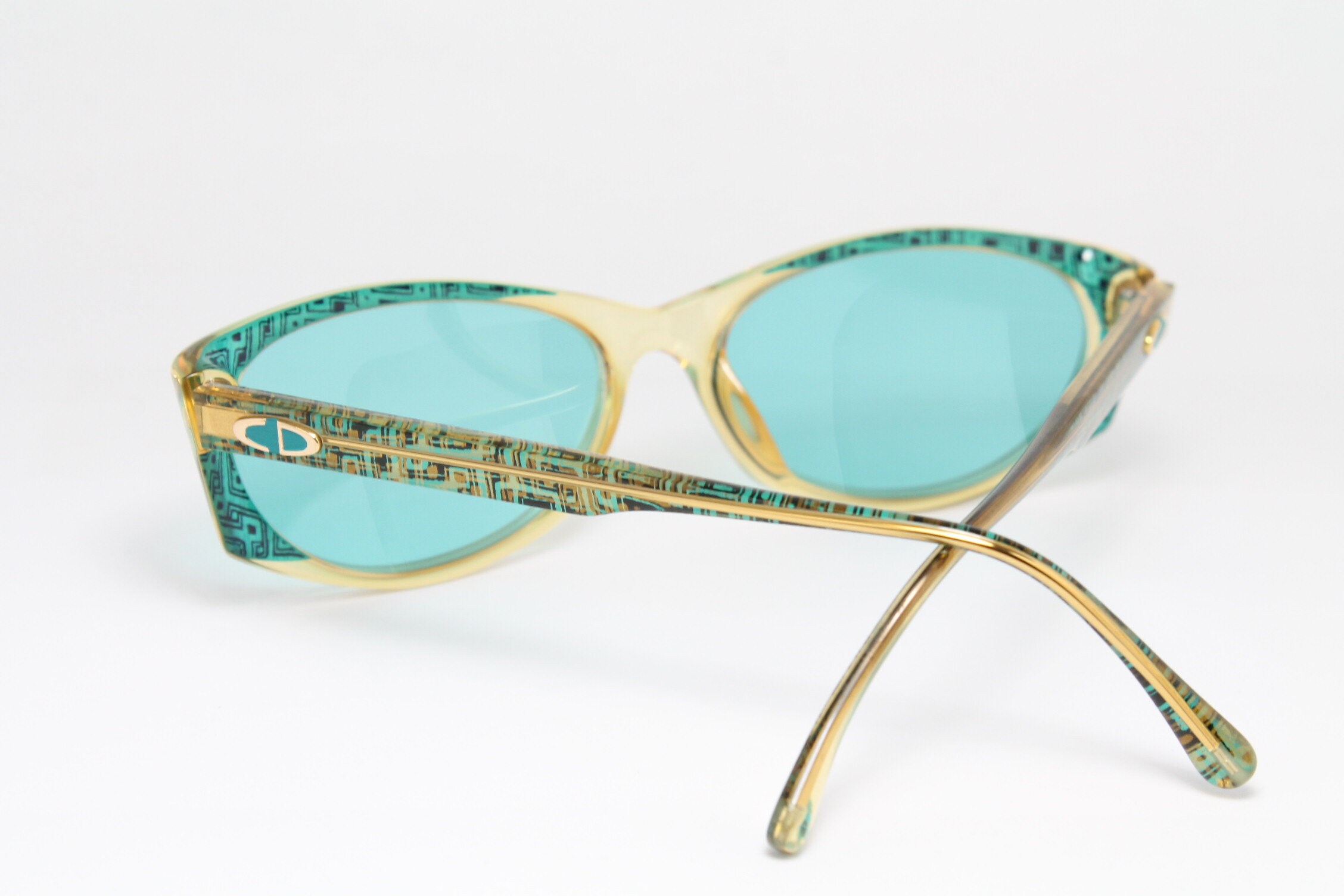 CHRISTIAN DIOR 2703 50 Turquoise Optyl Rare Unique True  display picture 2