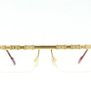 KOURE KR8073 Gold Top Bar Rare Unique True Vintage Steampunk Eyeglasses Frame Glasses Lunettes Occhiali Glasögon Gafas Bril LSE15