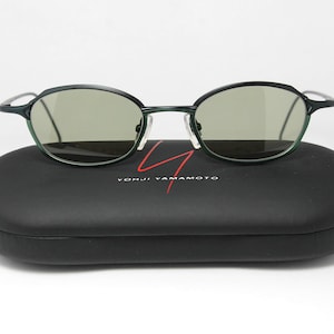 Steampunk Original YOHJI YAMAMOTO 52-0007 C.1 Ultra Rare Unique true Vintage Sunglasses Lunettes Occhiali Solglasögon Gafas LSE07