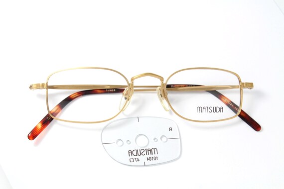 MATSUDA 10104 GP Matte Gold 47-21 Steampunk Rare Unique Original