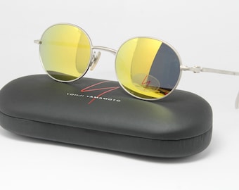 Original YOHJI YAMAMOTO 51-6103 C.2 Mirror Lens Steampunk Rare Unique Vintage Sunglasses Lunettes Occhiali Solglasögon Sole #LSE03