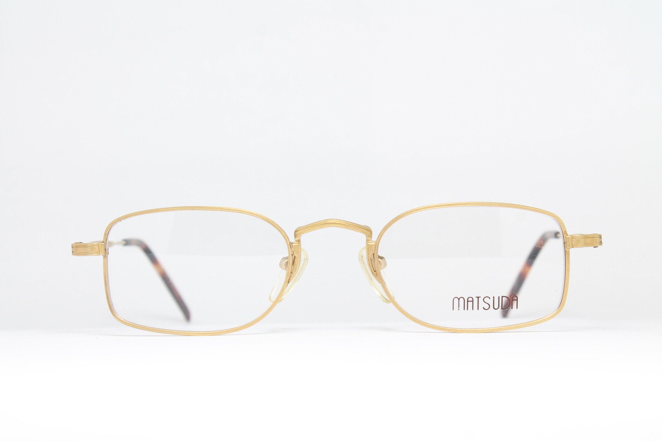 matsuda 眼鏡　ボルドー✖︎ゴールド Matsuda® M9014-I Panto Eyeglasses - EuroOptica