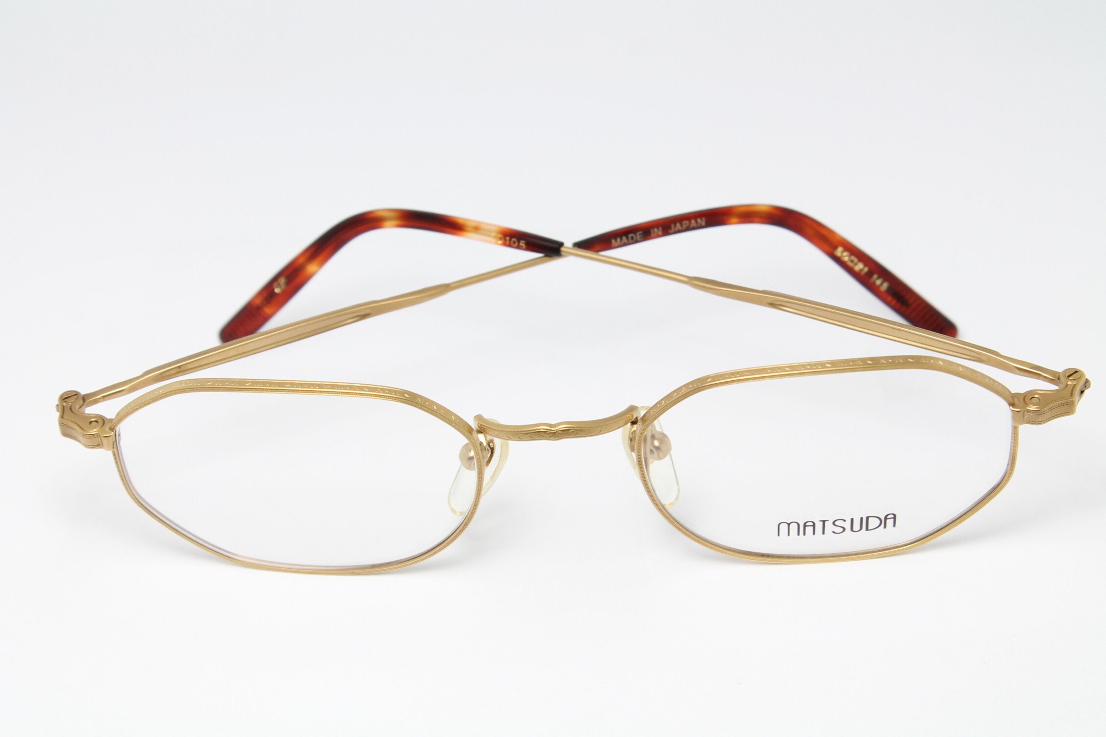 MATSUDA 10105 GP Hexagonal Gold Rare Unique Vintage Steampunk