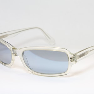 Transparent MOSCHINO M3594-S blue Lens Cool Amazing Rare Unique True Vintage Sunglasses Lunettes Occhiali Bril Solglasögon Gafas LSE12