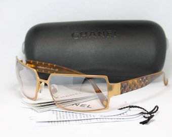 Chanel Eyeglasses 3280Q 501 Black Silver/ Galuchat Frame 52mm - Etsy