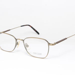 MATSUDA 10131 AG Antique Gold Bronze Steampunk Rare Unique Original Vintage Eyeglasses Frame Glasses Lunettes Bril Gafas Glasögon ET001