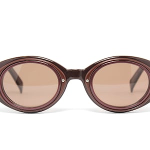 Original YOHJI YAMAMOTO 52-7001 C1 Brown Iconic Steampunk Rare Unique Vintage Sunglasses Lunettes Occhiali Solglasögon Gafas LSE07
