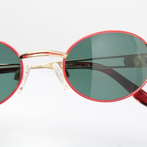 PALOMA PICASSO 8606 811 Steampunk Red-Gold Rare Unique True Vintage Sunglasses Lunettes Occhiali Solglasögon Bril Gafas LSE07