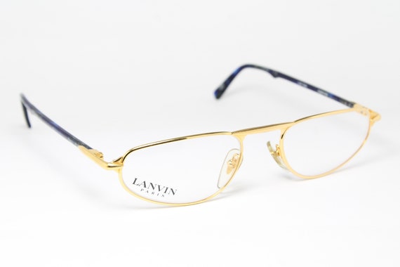 XL Wide LANVIN 748 04 515 Yellow Gold Rare Unique Original  display picture 1