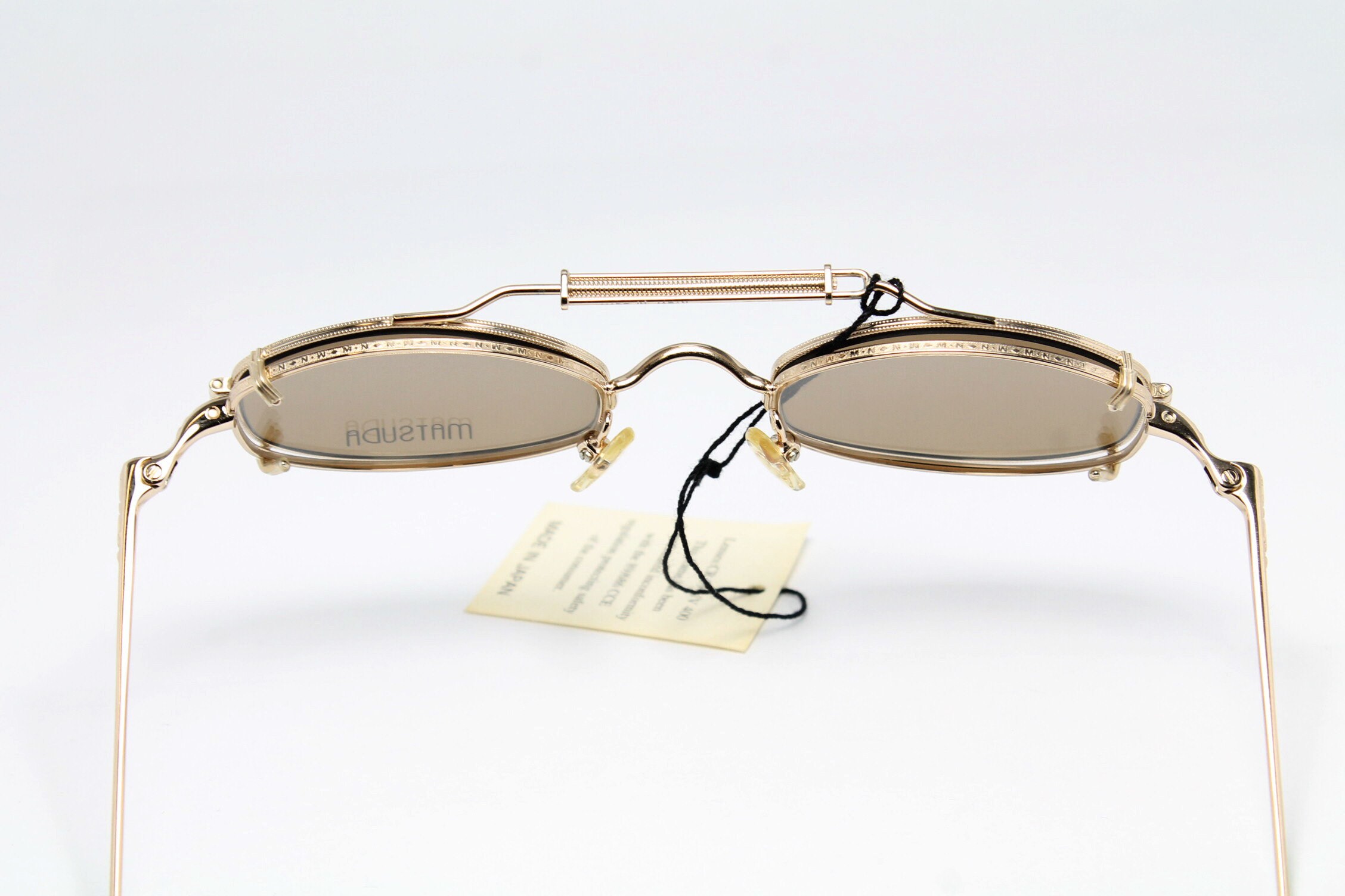 光沢のあるゴールド MATSUDA 10134 46-21 PG サンクリップ付き 希少