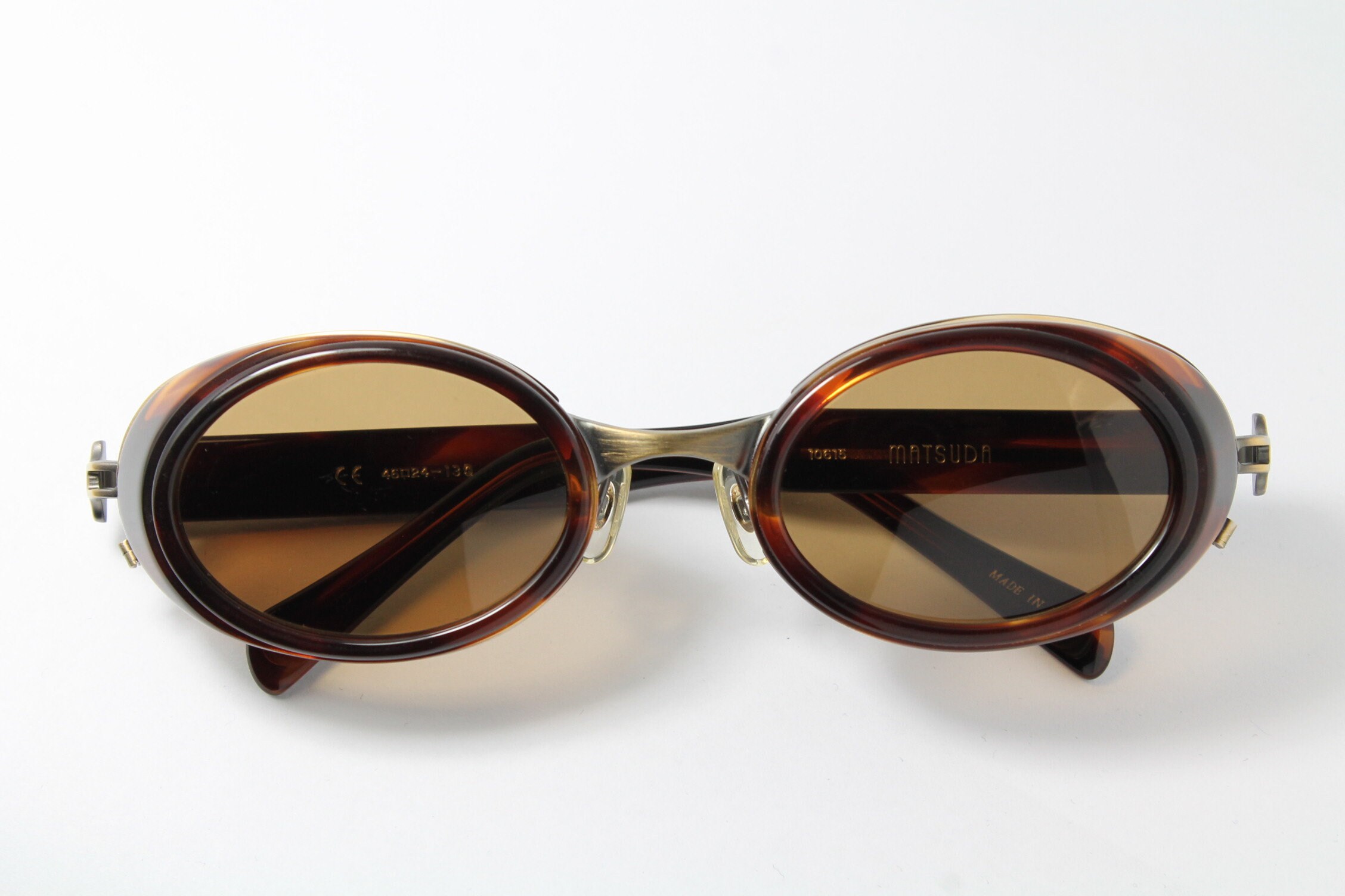 Very RARE!! Vintage Matsuda Sunglasses 10615 Matsuda 10611 vintage titanium side shield sunglasses frames  main image 4