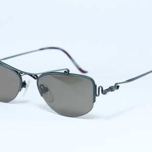 Martine Sitbon translucent peach sunglasses with brown lenses