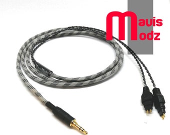 Sennheiser hd650 custom 8 core braided Silver plated copper cable upgrade, hd660, hd600, hd6xx hd58x