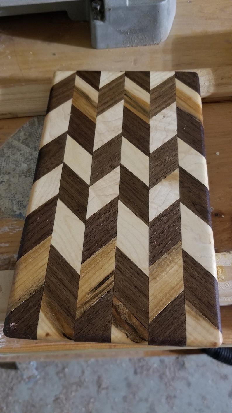 3d Looking Wood Cutting Board Plans Etsy