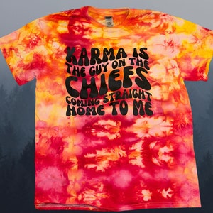 Karma Is The Guy On The Chiefs - Swiftie Kansas City shirt