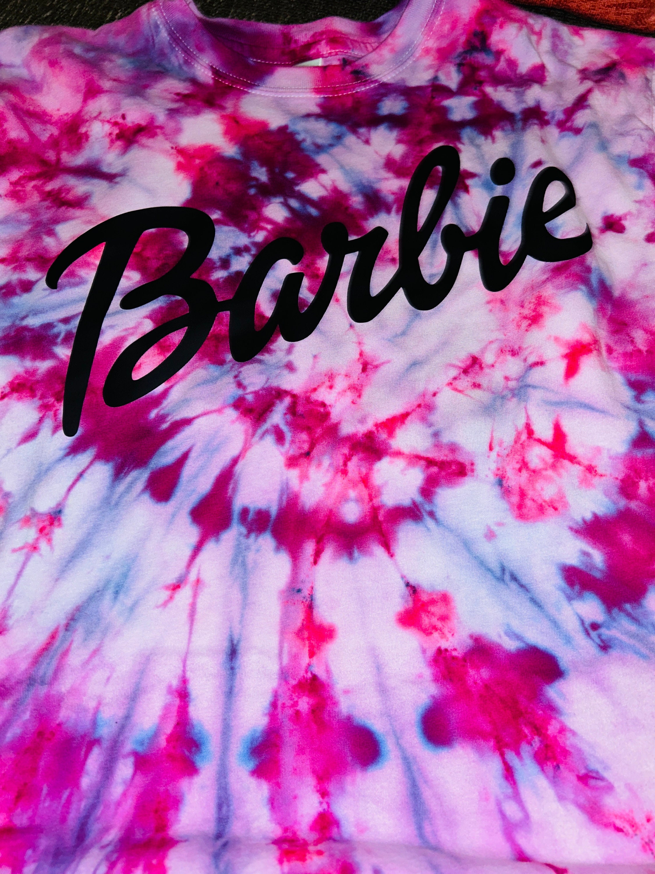 Tie dye barbie shirt sales