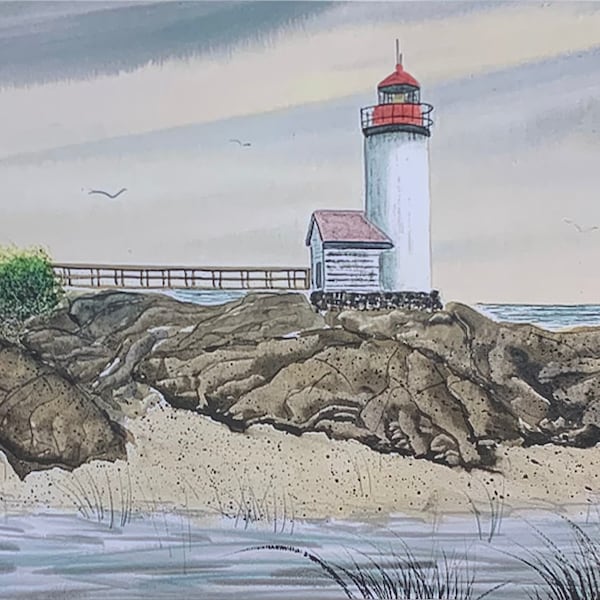 Lighthouse Art - Etsy