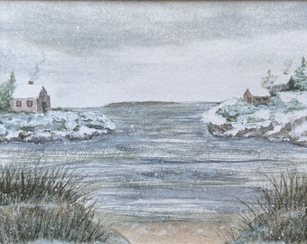 Winter Bay - Art Print