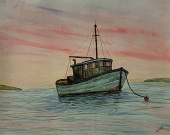 Sunset Bay Art Print