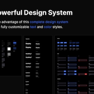 Dash UI Kit - Dark | Full-featured Premium Interface Builder | Website and App | Sketch and Figma | Digital Products | Blog & Dashboard image 3