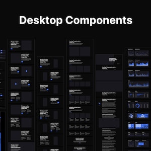 Dash UI Kit - Dark | Full-featured Premium Interface Builder | Website and App | Sketch and Figma | Digital Products | Blog & Dashboard image 5