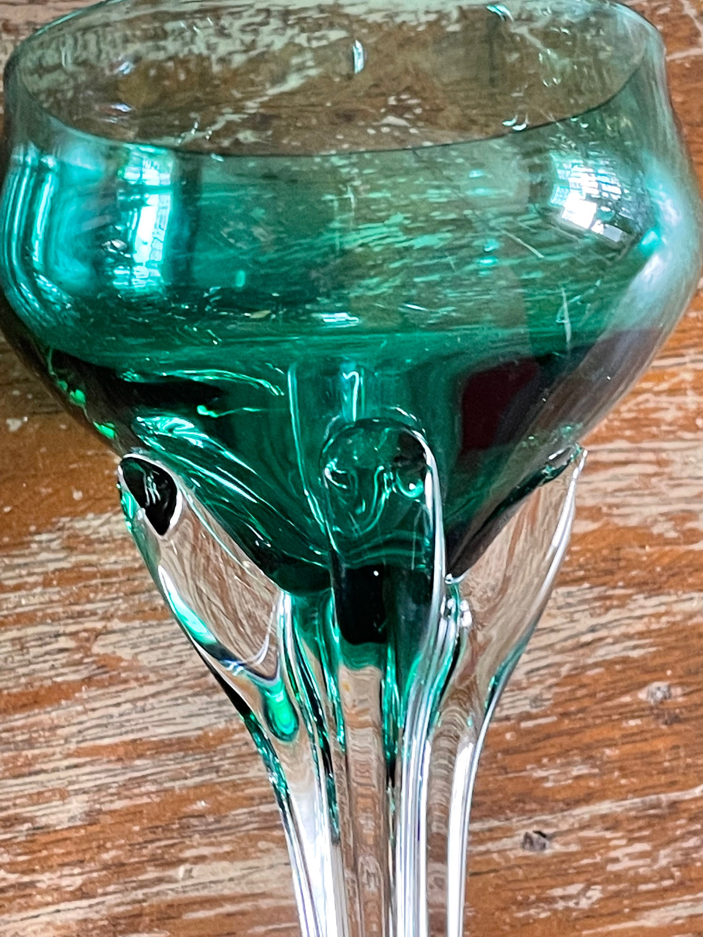 RARE Vintage Set of 6 Handblown Tulip Cordial Glasses Retro Etsy