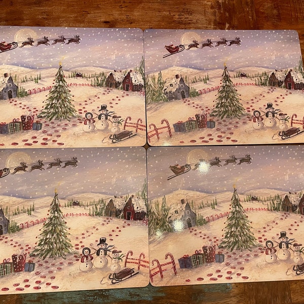 Winter Placemats Etsy