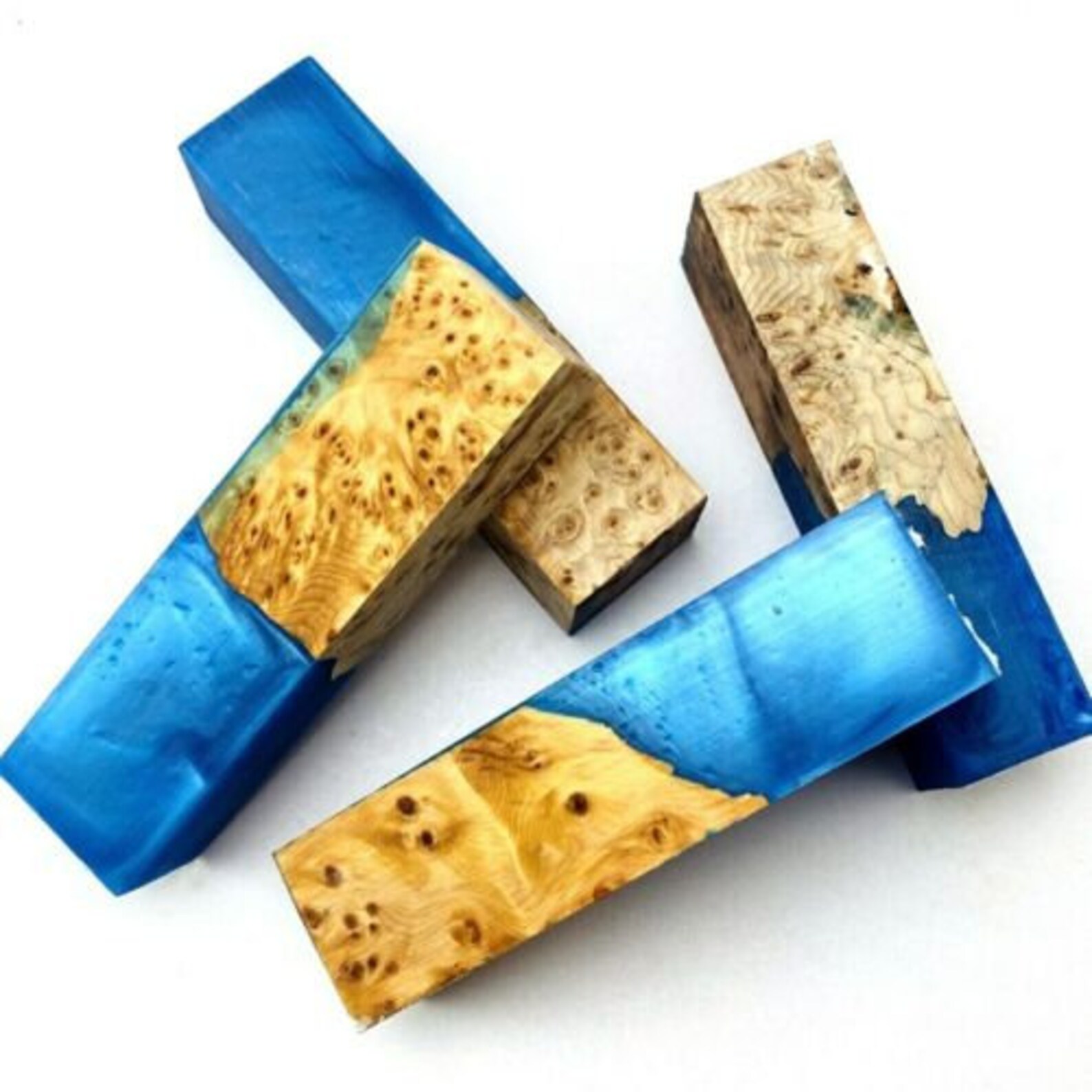 Knife Handle Resin Wood Scales Blanks Woodcraft DIY Burlap Etsy