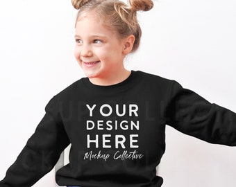 Kids Sweatshirt Mockup | Toddler Sweatshirt Mockup | Children’s Lifestyle Mockup  | Rabbit Skins 3317