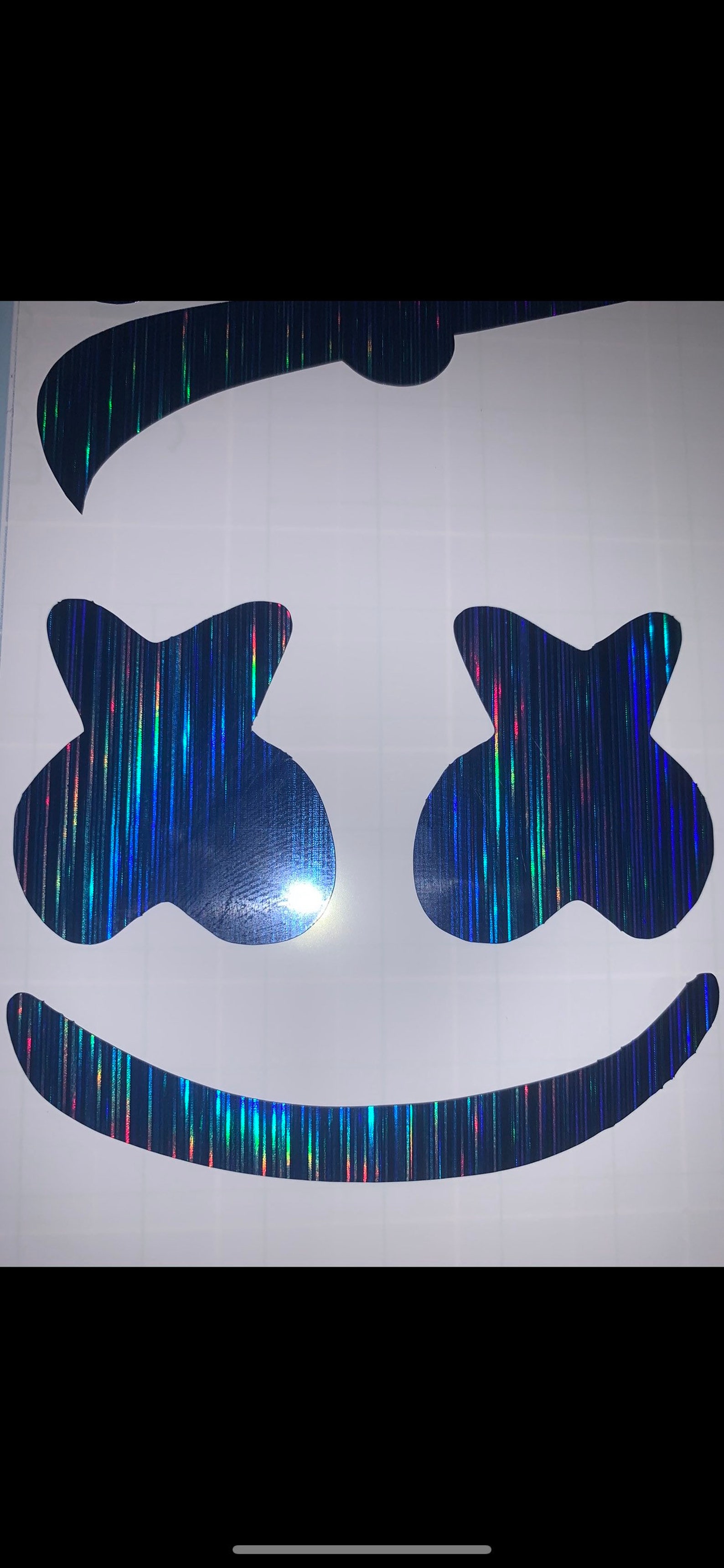 Marshmello smiley face DJ artist logo dubstep festival car or Etsy