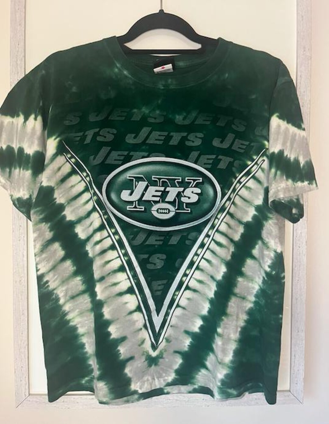 VINTAGE RARE 2000's - New York JETS - Reworked Rhinestone Tee - Etsy