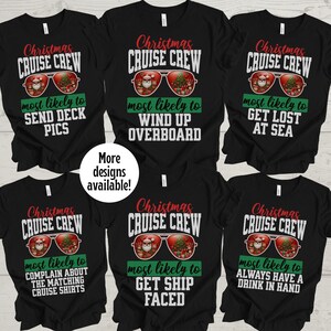 Christmas Cruise Crew Shirts,Most Likely Cruise Shirt,Most Likely To Christmas Tee,Christmas Cruise Shirt,Family Cruise Shirt,Christmas Gift