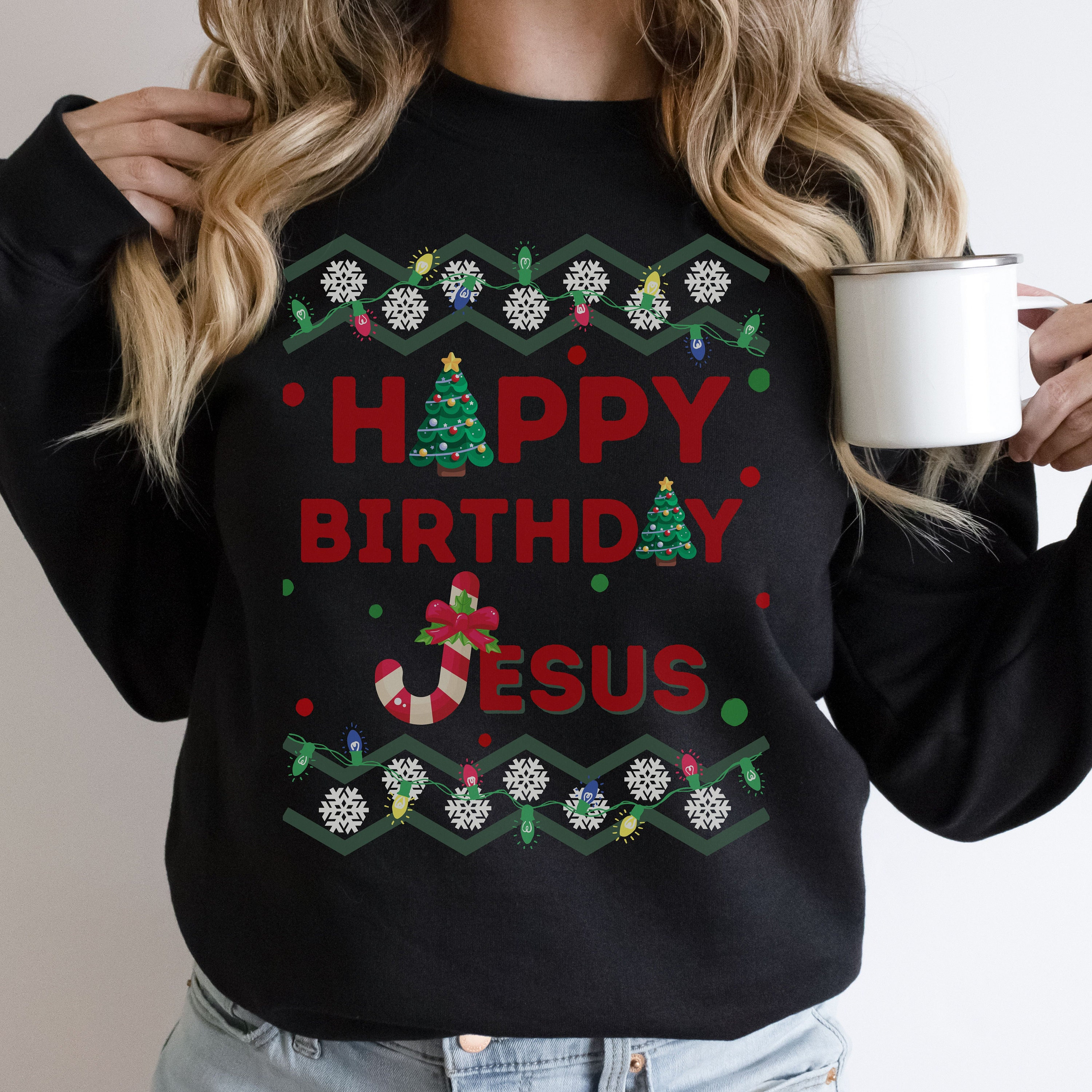 Happy Birthday Jesus Sweater