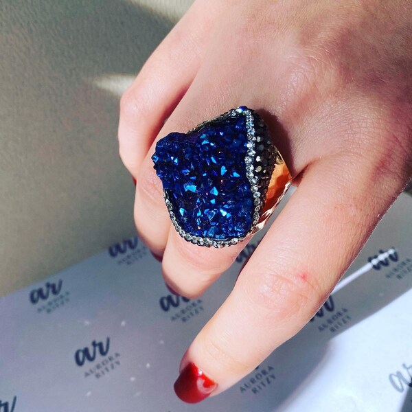 Chunky Gold Ring - Etsy