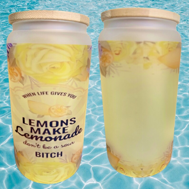 Frosted Glass Beer Can Etsy