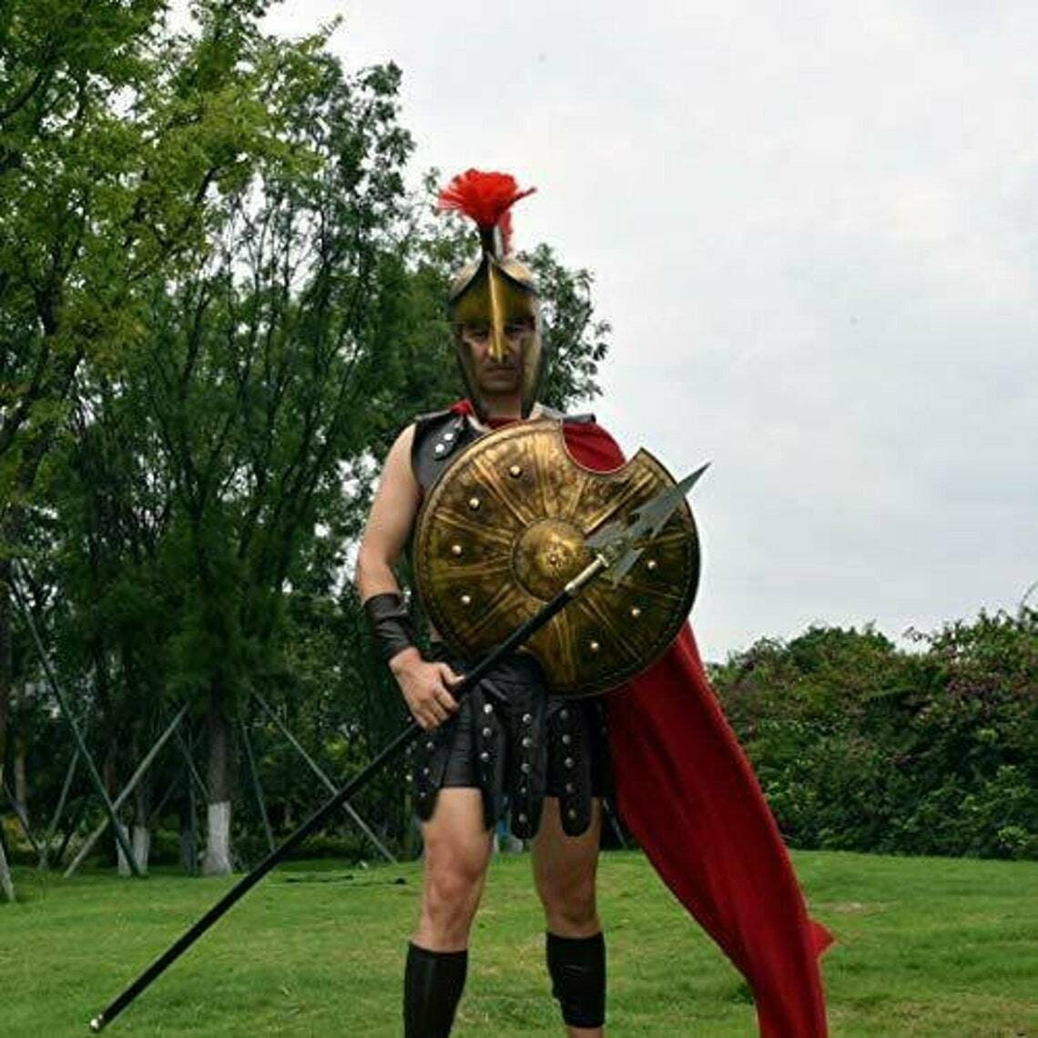 Troy Trojan War Shield Ancient Greek Shield Handcrafted Metal - Etsy