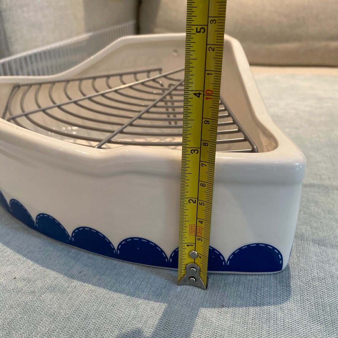 Soldout currently chinchilla ceramic litter box litter tray Etsy