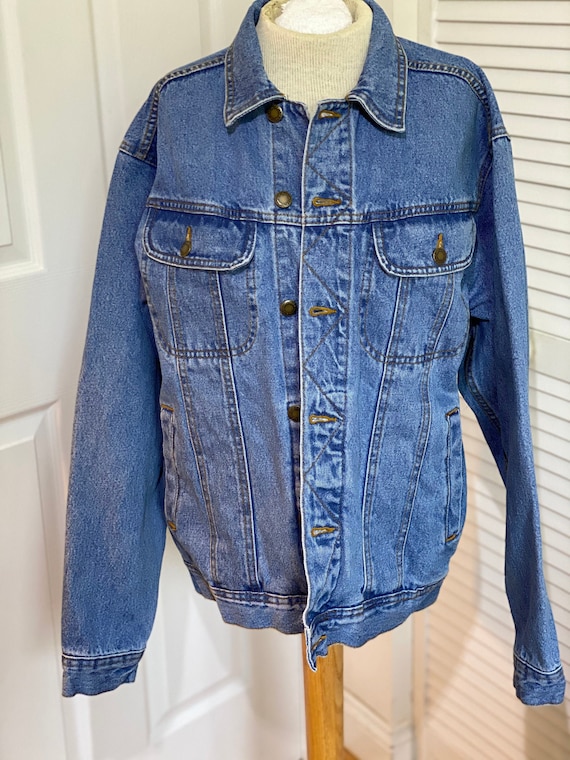 Wrangler Denim Trucker Jacket Size Medium