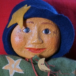 Tender Heart Treasures 2001 Miss Moon Beams Baby Doll Quirky Cool Estate