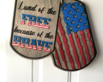 Military Door Hanger SVG