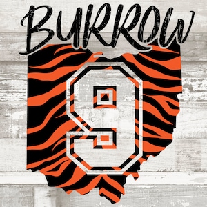 Joey Burrow Ohio SVG