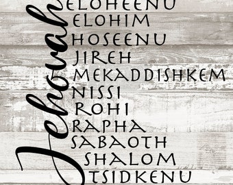 Jehovah Names