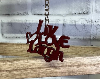 liv love laugh keychain