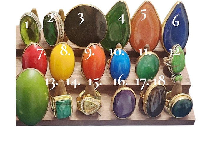 Gemstone Brass & Turkish Gemstone Variety Mixed Styles