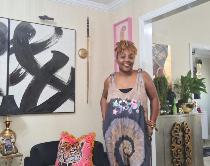 Revamped Gray tye dye jogger leg jumpsuit, casual romper, boho style jumpsuit.