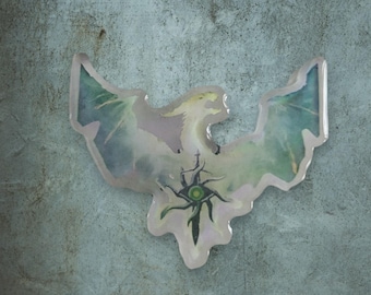 Dragon Age Inquisition Pin, Legendary Dragon Design, Ideal for Jackets and Bags, Gift for RPG and Fantasy Lovers, Iconic Game Artwork